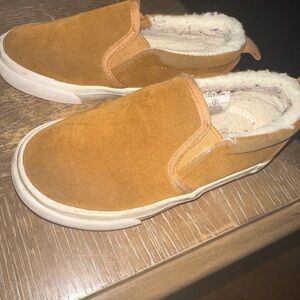 Kids Tan Slip-On Shoes
